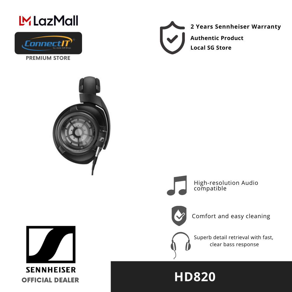Sennheiser HD820 Audiophile Closed Back Headphones (2 Years Local Warranty)