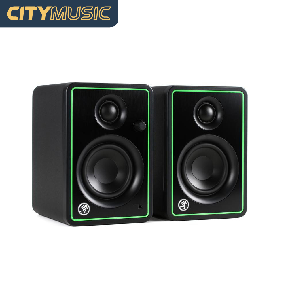 Mackie CR3-X 3" Active Studio Monitor, with 1/4" TRS, 1/8" TRS, and RCA Inputs (Pair) - Also Available in Bluetooth