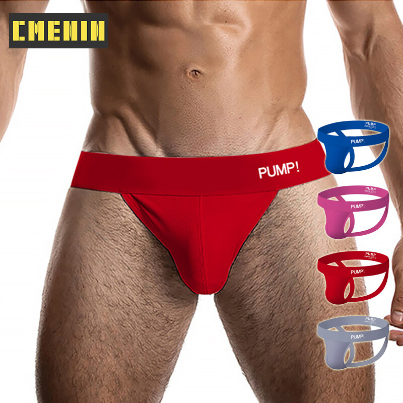 [CMENIN Official Store] G String For Men PUMP (1 Pieces) Dot Cotton Sexy Men Underwear Thong Mens Jockstrap Popular Thongs Jockstrap Men And G strings Lingeries CMENIN Low waist Cartoon Innerwear PU00