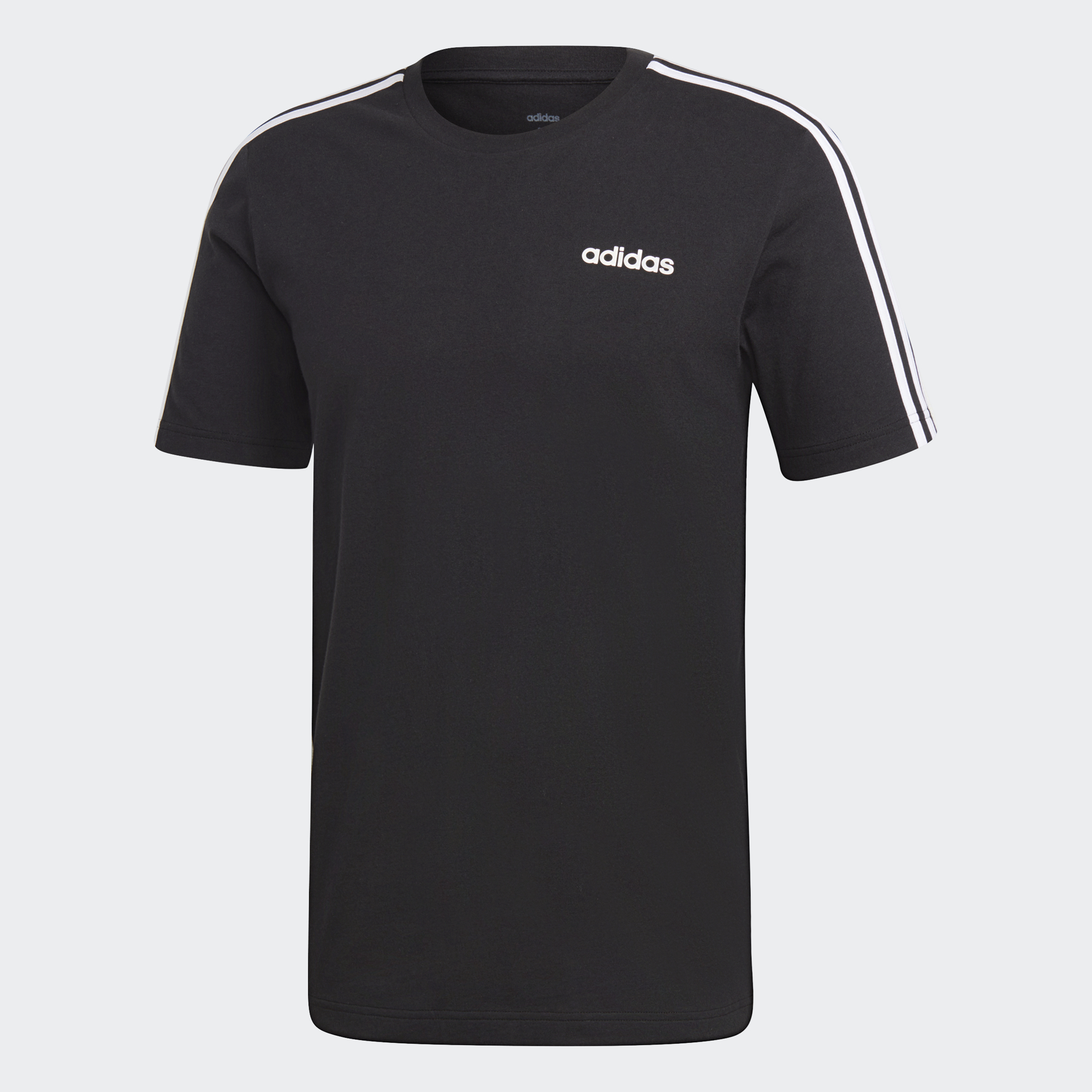 adidas Essentials 3-Stripes T-Shirt Men Black DQ3113